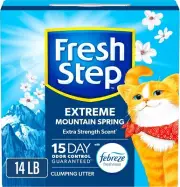 Extreme Clumping CAT Litter Febreze Freshness Mountain Spring Scent Clumping