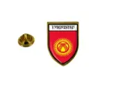 pins pin's flag national badge backpack hat shield world kyrgyzstan