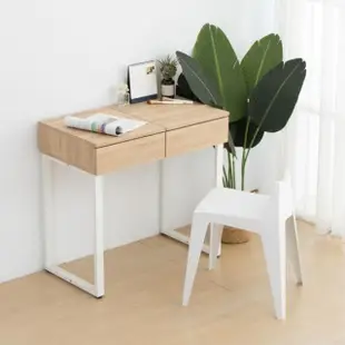 【IDEA】迪亞木質翻蓋LED燈收納化妝桌/梳妝台(含化妝椅)