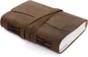 Handmade Leather Journal Writing Notebook Diary Bound Daily Notepad Men Women