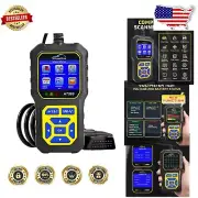 AT500 Car Diagnostic Scanner: Easy Check Engine Light & Battery Voltage Testing