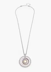 [Taking Shape] Taking Shape Two Tone Disc Pendant in Multi - Women's Accessories Multi