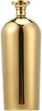 Folpus Stainless Steel Flask Hip Drinking Flask, Leakproof Pocket Flask Wine Bottle for Outdoor Bar Climbing, Wedding Hunting, Gold