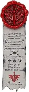 [Starforged] Purity Seals Adepta Sororitas Grey Knights Ultramarines Brooch Pendant Warhammer 40K, Leather, no gemstone