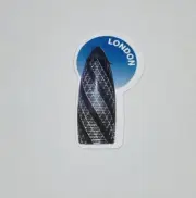 The Gherkin Sticker London Travel City Tour Art Decal Vinyl Souvenir Tc6