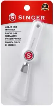 Singer Notions 02056 Nylon Angled-Edge Lint Brush W/Comfort Grip-