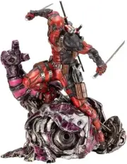 MARVEL Figure UNIVERSE Deadpool FINE ART STATUE Signature Feat.Kucharek Brothers