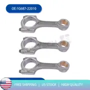 3xConnecting Rods Fit Kubota Engine D722 D782 D902 WG972 16851-22010 1G687-22010