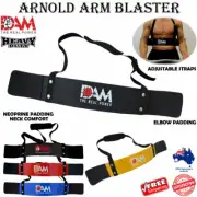 ARM BLASTER WEIGHT LIFTING BODYBUILDING BICEP FITNESS BAR CURL ARMS HEAVY DUTY