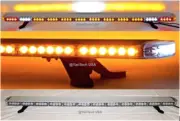 60” Amber LED Light Bar Flat Bed Tow Truck Plow Roll Back w/ Alley & TURN SIGNAL