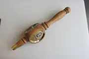 Lowenbrau Dark Special Beer Three-Sided Wooden Beer Tap Handle NEW