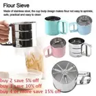 Gadget Powder Sieve Mesh Flour Sieve Cup Sugar Mesh Sieve Baking Sieve Strainer
