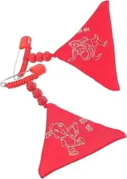 Yardenfun Chinese Bag Triangle Amulet Safety Pin Baby Amulet Blessing Bag for Boys and Girls Decorative Pendant