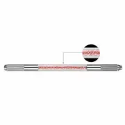 Microblading Permanent Manual Tebori 3D Makeup Eyebrow Tattoo Pen Pink 3 IN 1 i
