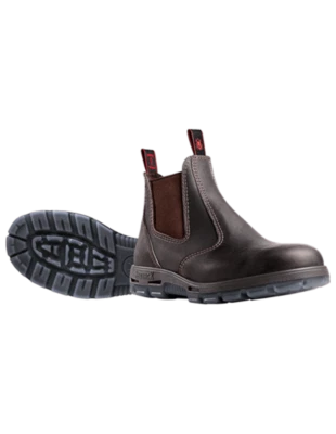 Redback UBOK Non Safety Boots Claret OIL KIP Leather