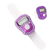 Digital Counter, Electronic Finger Switch - LCD Display Number Clicker Counter - Manual Lap Ring Location Number Tracking Ring