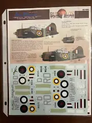 NEW Vtg AeroMaster 48-625 Buffalos War Military Model Airplane 1/48 Decal (FN3)
