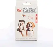 Kikkerland Kobe Dog Selfie Stick | Mobile Phone Accessories & Camera Accessories | Interactive Toys for Dogs & Selfie Stick Tripod | Attach A Dog Treat for Dog Training | Black