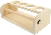 ERINGOGO Wooden Easel Paper Roll Dispenser Round Corner Drawing Accessories for Boys and Girls