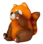~❤️~RED PANDA Table Lamp LED Kids Night Light Plug-In Figurine 21cm Gift❤️
