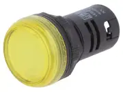 22mm Yellow LED 230V Pilot Panel Indicator Light Lovato 8LP2TILB5P 8 LP2 TILB5P