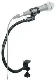 Rockville GN20 20" DJ Gooseneck Microphone Stand, Clamps to Any Table or Stand