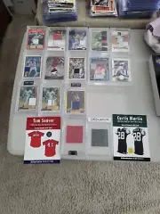 15 Total Jersey Fusions/Swatches Brett, Ryan, Seaver, Musial