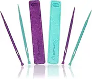That Purple Thang (4 pieces- 2xPurple, 2xGreen) plus 2 Felt Storage Pouches - A Sewers Magic Wand for Sewing