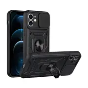 Anti Scratch Shockproof Protective Cover Case for iPhone Series-Black