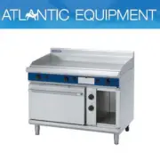 ** Blue Seal GPE508 1200mm Gas griddle electric static oven range