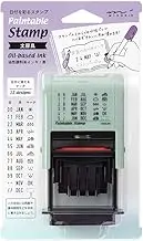 Midori 35456006 Rotating Stamp Date Stationery Pattern