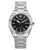 Citizen Eco-Drive Stainless Steel Blue Dial BM7630-80E 100M Analog Mens Watch