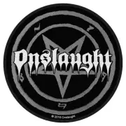 Onslaught Pentagram Patch Official Thrash Metal Band Merch