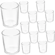 BESTYASH 12Pcs Vintage Shot Glasses Elegant Small Drinking Cups for Parties Easy to Clean Glassware for Wine Tasting and Family Gatherings Capacity