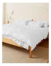 [Sheet Society] Eden Cotton Quilt Cover Set in White