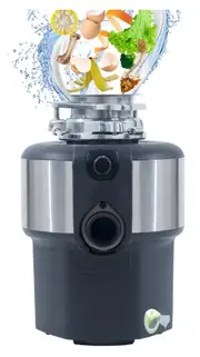 Garbage Disposals Food Waste Disposer Stainless Steel Food Waste to Fertilizer Machine Gray