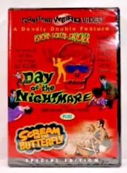 Day Of The Nightmare/Scream Of The Butterfly Double Feature (DVD, 2003) New OOP