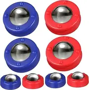 COOLHIYA Enhance Hand-Eye Coordination 16pcs Sturdy Tabletop Curling for Boys and Girls Adults