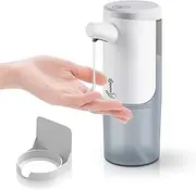 Automatic Hand Sanitizer Dispenser - 15.2oz/450ml Rechargeable Touchless Soap Dispenser, Adjustable Soap Dispensing, Suitable All Gel Liquid/Shampoo for Kitchen & Bathroom (Liquid)