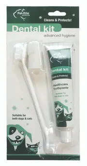 Dental Kit for Dogs & Cats Toothbrush & Paste by Pet-Rite