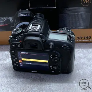 『澄橘』Nikon D7200 機身 Body 快門數：275XX 黑 二手 無中文《歡迎折抵 相機租借》A63326