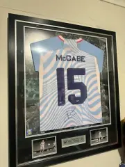 Katie McCabe Arsenal Autographed Jersey In Frame