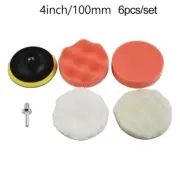 Polish Wheel Plastic Cleaning Tool Buffing Pad Elastic Strap M14 Drill Adapter