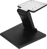 Adjustable Folding Metal Monitor Stand for LCD Displays Compatibility Enhanced Stability Space Saving Design for Use