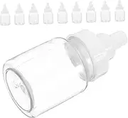 PENIKOKO 10pcs Milk Bottle Candy Holders Clear Shower Favor Containers for Birthdays Elegant Party Supplies Versatile Organizer for Sweet Treats