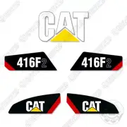 Fits Caterpillar 416F2 Backhoe Loader Decal Kit Equipment Decals 416 F2