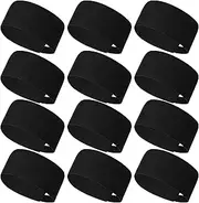 [Hicarer] 12 Pieces Chef Hats for Women Men Adjustable Unisex Sushi Beanie Chef Beanie Mesh Top Skull Caps Kitchen Cooking Food Caps