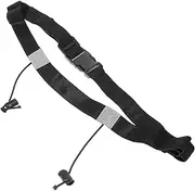 SUPVOX Sports Supplies Cloth Running Band Belt Belt Race Bib Number Holder Black