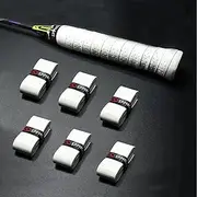 (6-Packs) Tennis Racket Grip Tape Sweat-Absorbing Handle Grip for Tennis, Badminton, Squash, Golf, Fishing, and Pickleball Overgrip