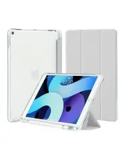 [StylePro] 10.2 Slim Fit Smart Folio Case For Ipad 7th, 8th and 9th Generation in Light Grey
